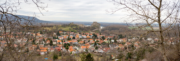 Obraz premium Devín Slovak village panorama