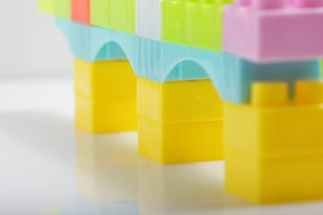 multi color plastic bricks toys for kids