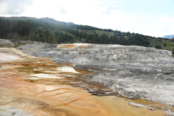colorful hot spring patterns
