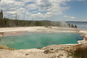big blue hot spring