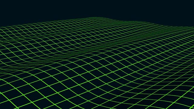 Digital wave animation