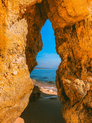 Algarve coast and beaches in Portugal