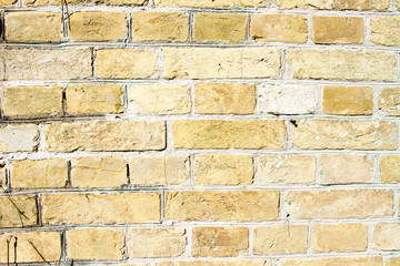 An old brick wall. Background.