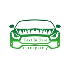 vector illustration of a toy car