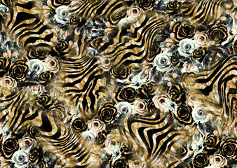 abstract beautiful floral pattern design