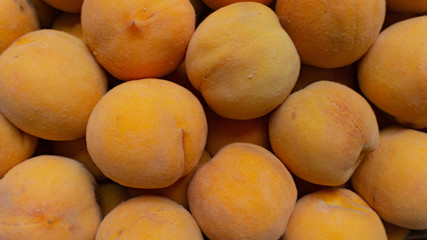 foreground image of natural orange peach