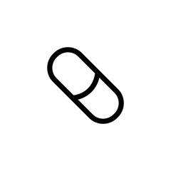 Vector illustration, capsule icon design