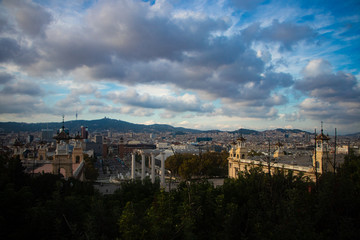 Fototapeta na wymiar view of Barcelona-Spain