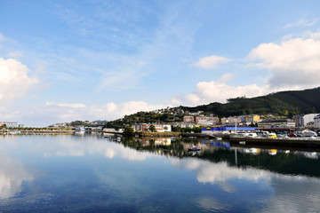 Obraz premium city of Viveiro, Lugo, Galicia. Spain. Europe. October 06, 2019