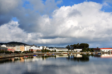 Fototapeta na wymiar city of Viveiro, Lugo, Galicia. Spain. Europe. October 06, 2019