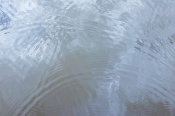 Fototapeta na wymiar background. defocusing. reflection of the sky in a river / lake