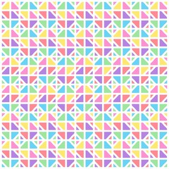 Colorful Seamless Triangle Pattern, Abstract, Illustrator Geometric Pattern Wallpaper