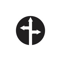 direction icon vector