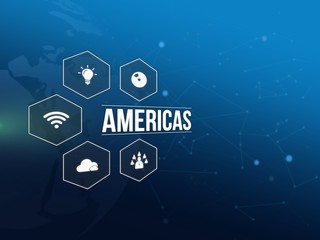 Fototapeta premium Americas