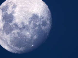 Closeup of the moon