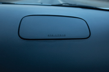 car on black background