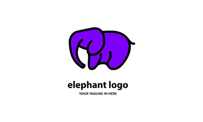 The concept of modern Sderhana elephant logo design is easy to remember