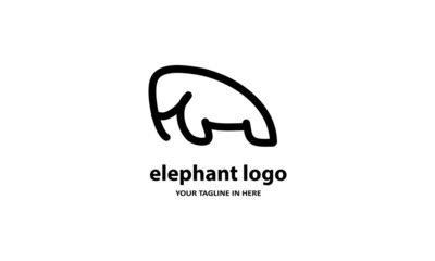 The concept of modern Sderhana elephant logo design is easy to remember