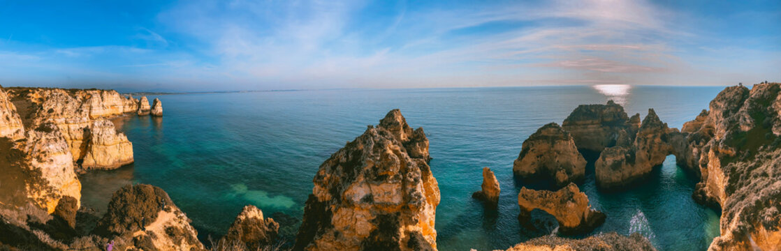 Algarve coast and beaches in Portugal