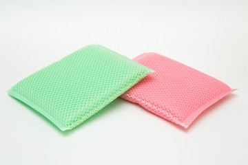 Isolated of  Recyclable sponge on white background