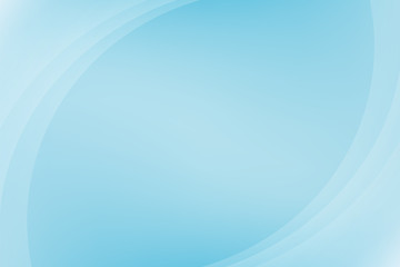 Gradient blue backdrop with composition of curves. Abstract light blue background vector illustration. 