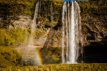 Fototapeta na wymiar Seljalandsfoss, waterfall in Iceland