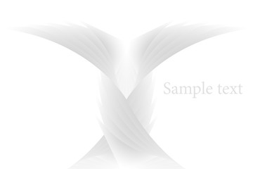 abstract symbol with copy space for text