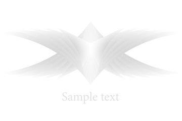 abstract symbol with copy space for text