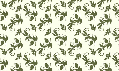 Botanical leaf design, with modern flower pattern background design.