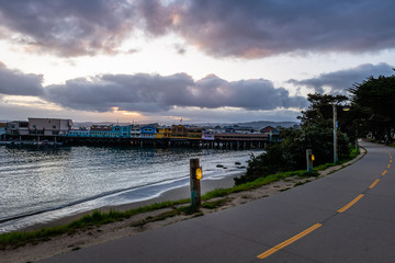 Old Fisherman's Wharf, Monterey Bay at Dawn