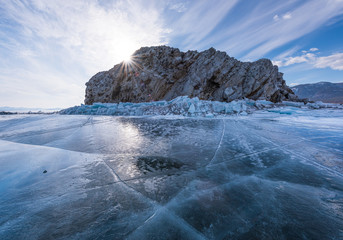 Lake Baikal, Russia, the world's largest freshwater lake, is located in Siberia and was declared a UNESCO world heritage site in 1996.