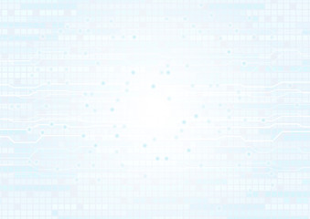 白色のデジタルサイバーイメージ背景