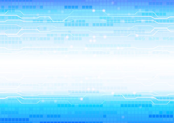 青色のデジタルサイバーイメージ背景