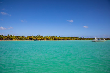  Image from Beach close to Punta Cana at Dominican Republik