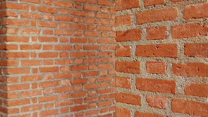 Texture of the brick walls