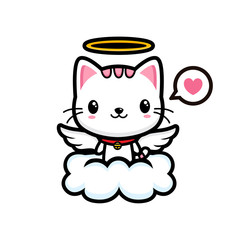 Cute cat vector design
