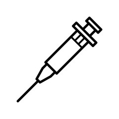 syringe icon vector template