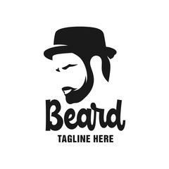 male beard care logo design