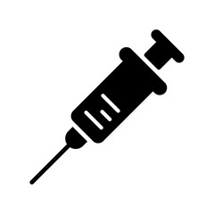 Fototapeta premium syringe icon vector template