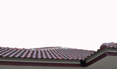 roof with red tiles