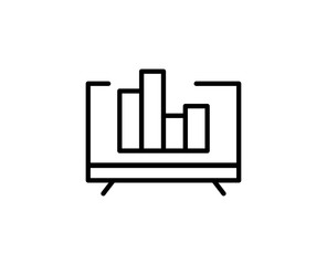 Diagram line icon
