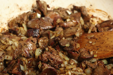 Cooking Chicken Liver