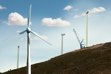 Installation of wind turbines