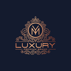 Vintage and Luxury Logo Design Vector Template