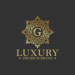 Vintage and Luxury Logo Design Vector Template