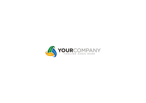 Vector Logo Design Triangle Cocncept Editable