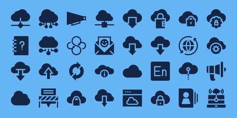 Modern Simple Set of sync Vector filled Icons