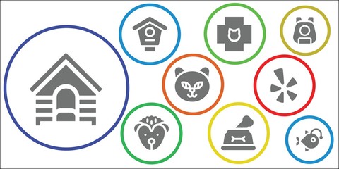 pet icon set