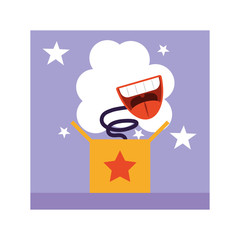 funny surprise box, fools day © djvstock