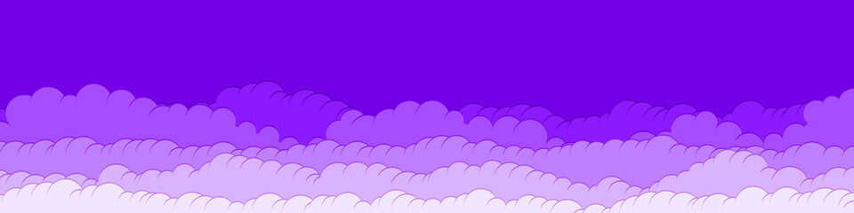 Abstract Color Clouds Sky Generative Art background illustration